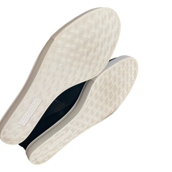 Linea Paola Brenna Black Suede Wedge Bootie 6.5 - Picture 7 of 9